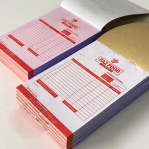 Invoice Booklet Design & Printing