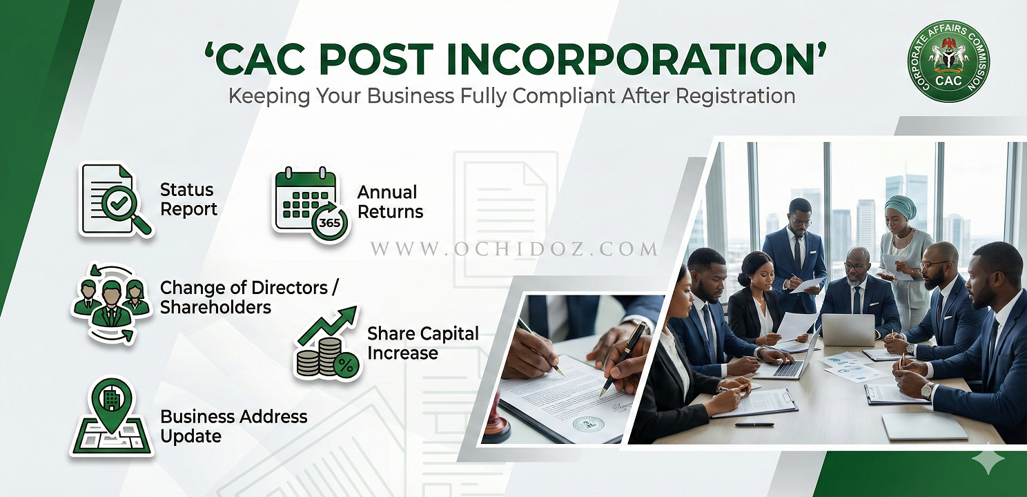 CAC Post Incorporation Services
