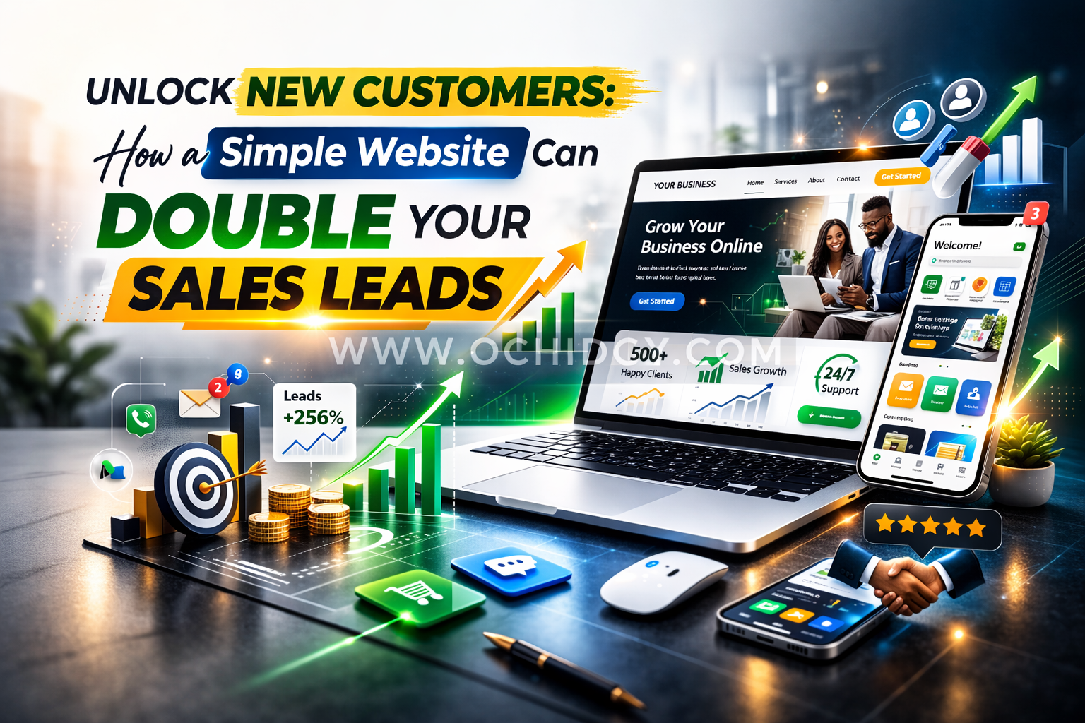 How a Simple Website Can Double Your Sales Leads